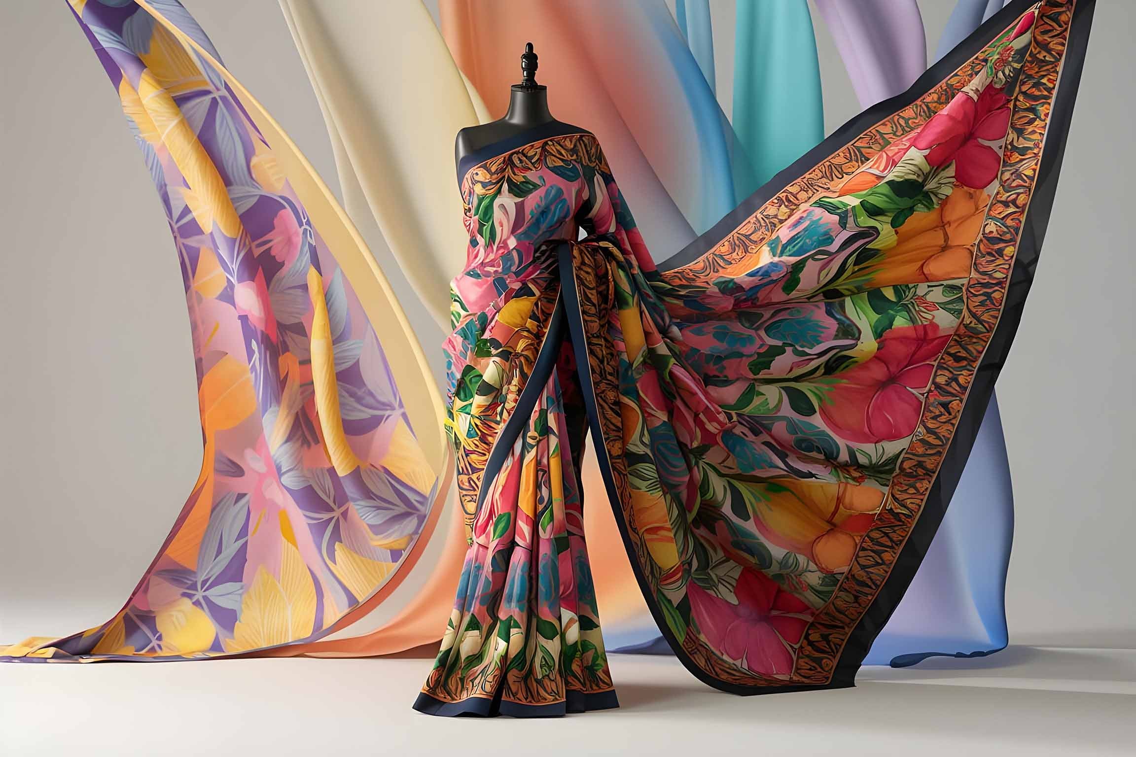 The Journey of a Label Qala Saree: From Inspiration to Drape