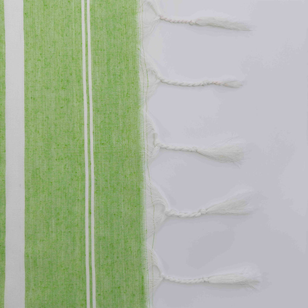Khadi Cotton Saree - Green