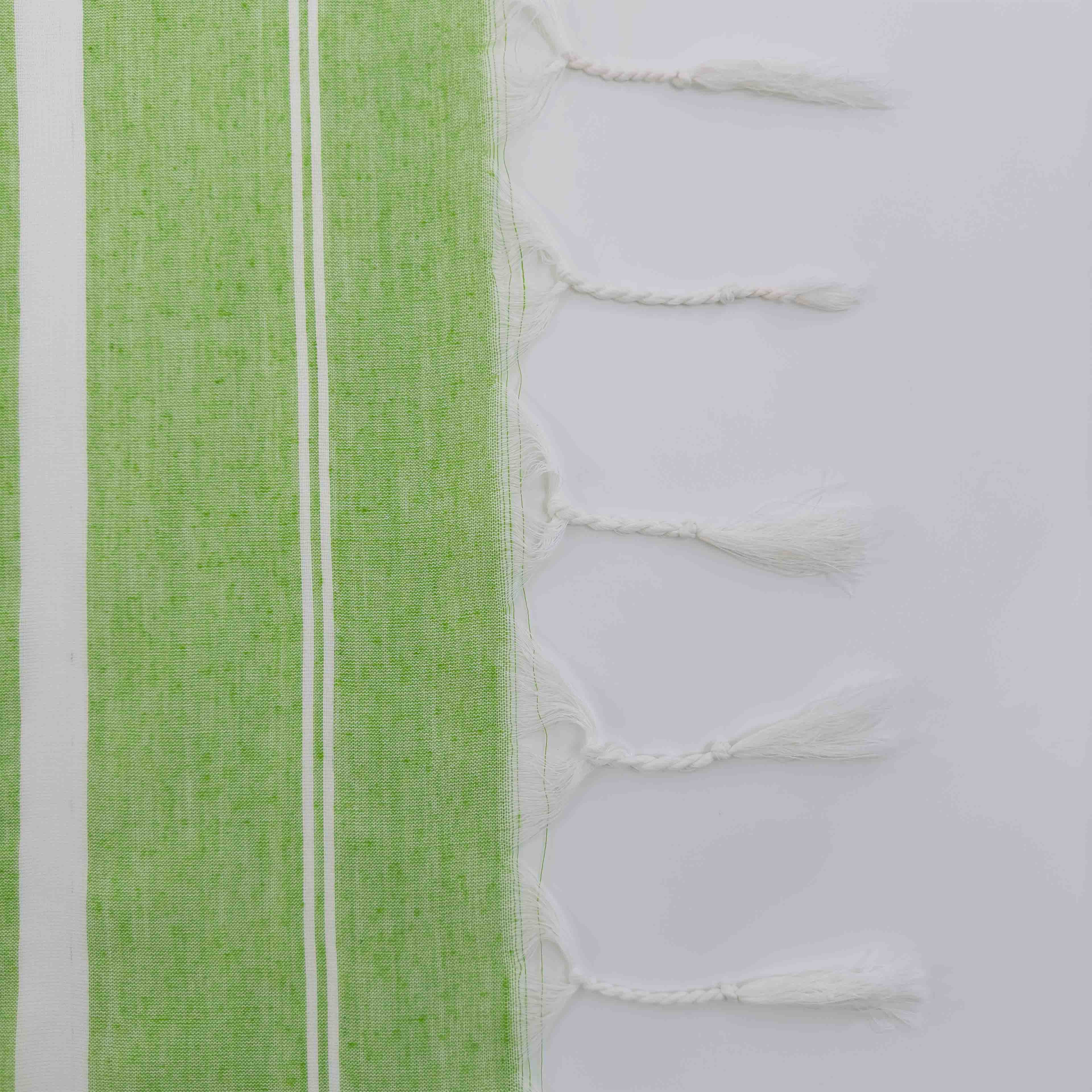 Khadi Cotton Saree - Green
