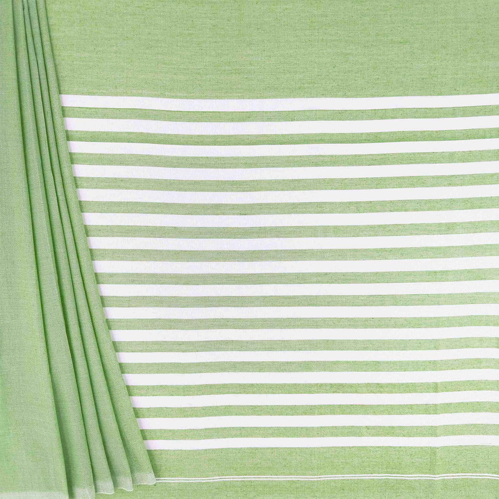 Khadi Cotton Saree - Green