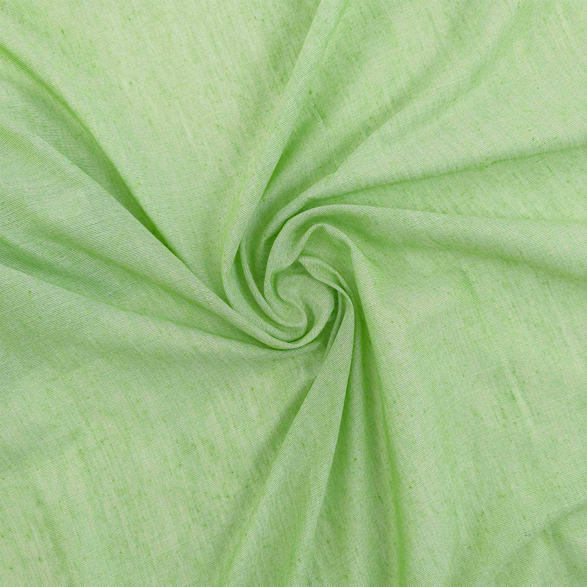 Khadi Cotton Saree - Green