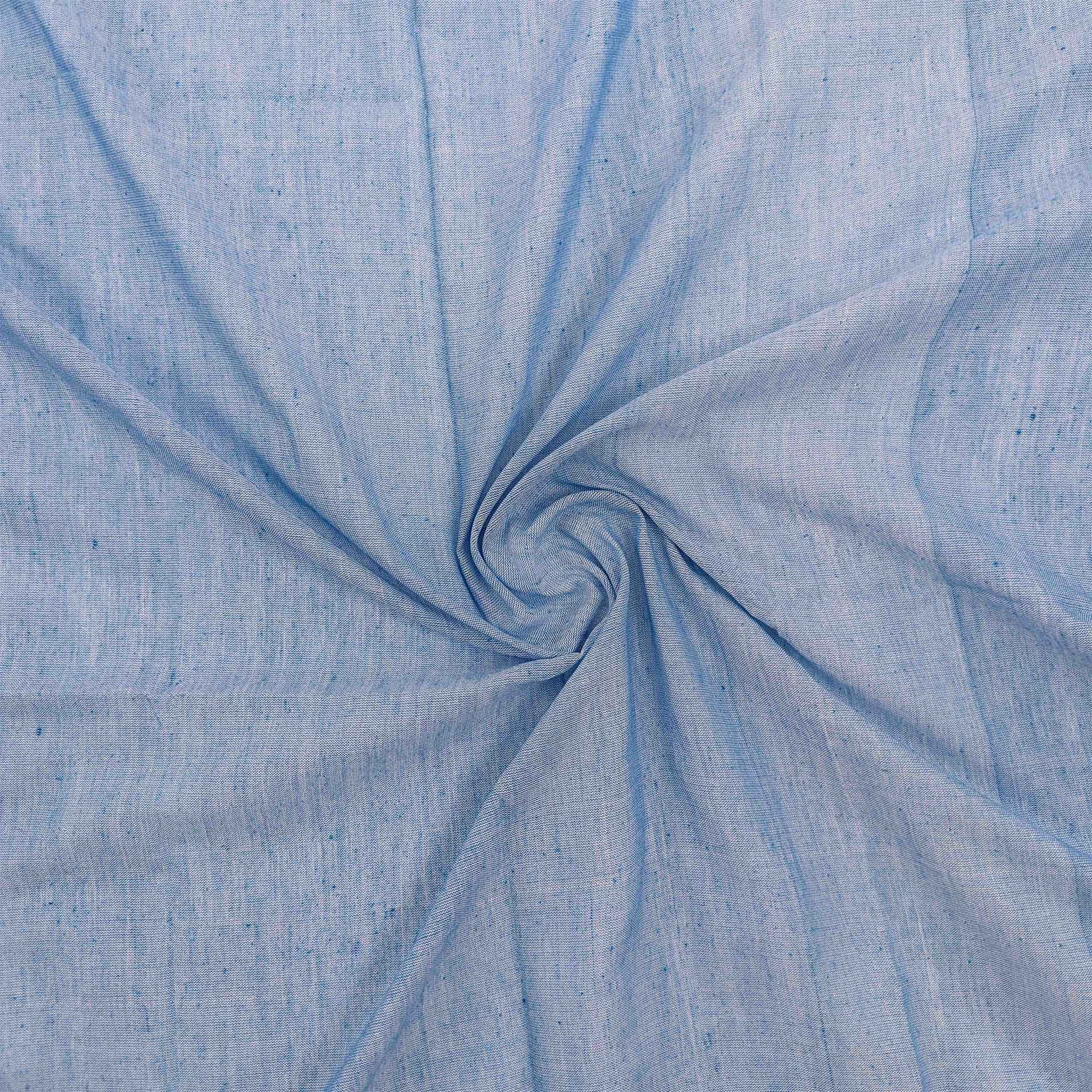 Khadi Cotton Saree - Blue