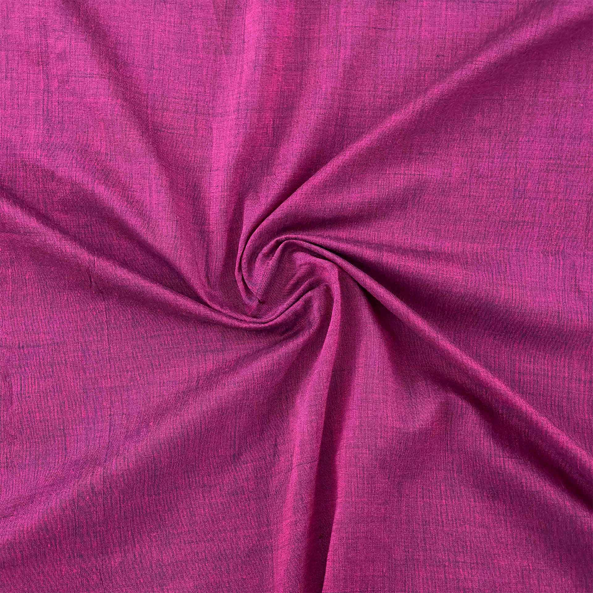 Khadi Cotton Saree - Pink and Yellow