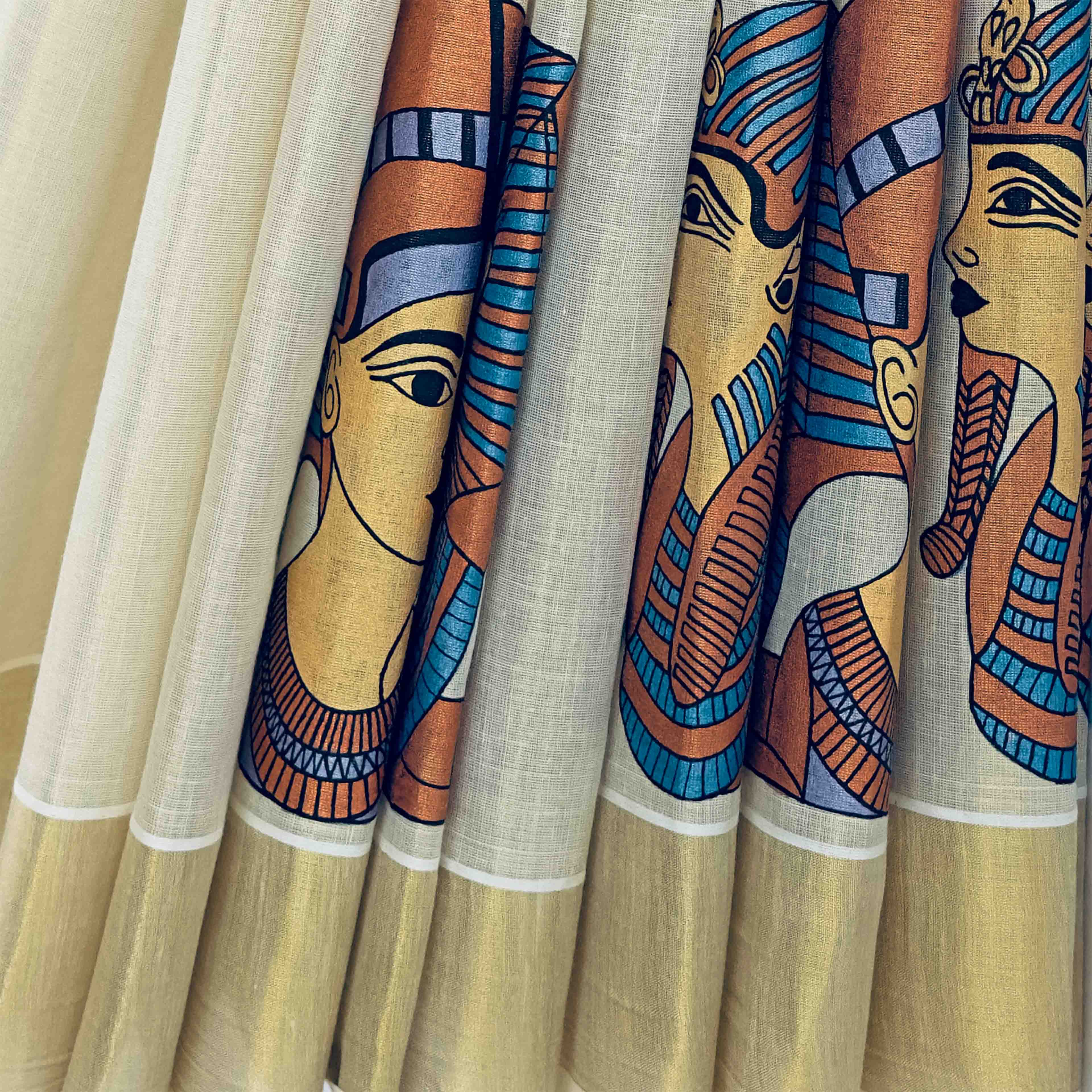 Kerala Kasavu Tissue Silk Saree