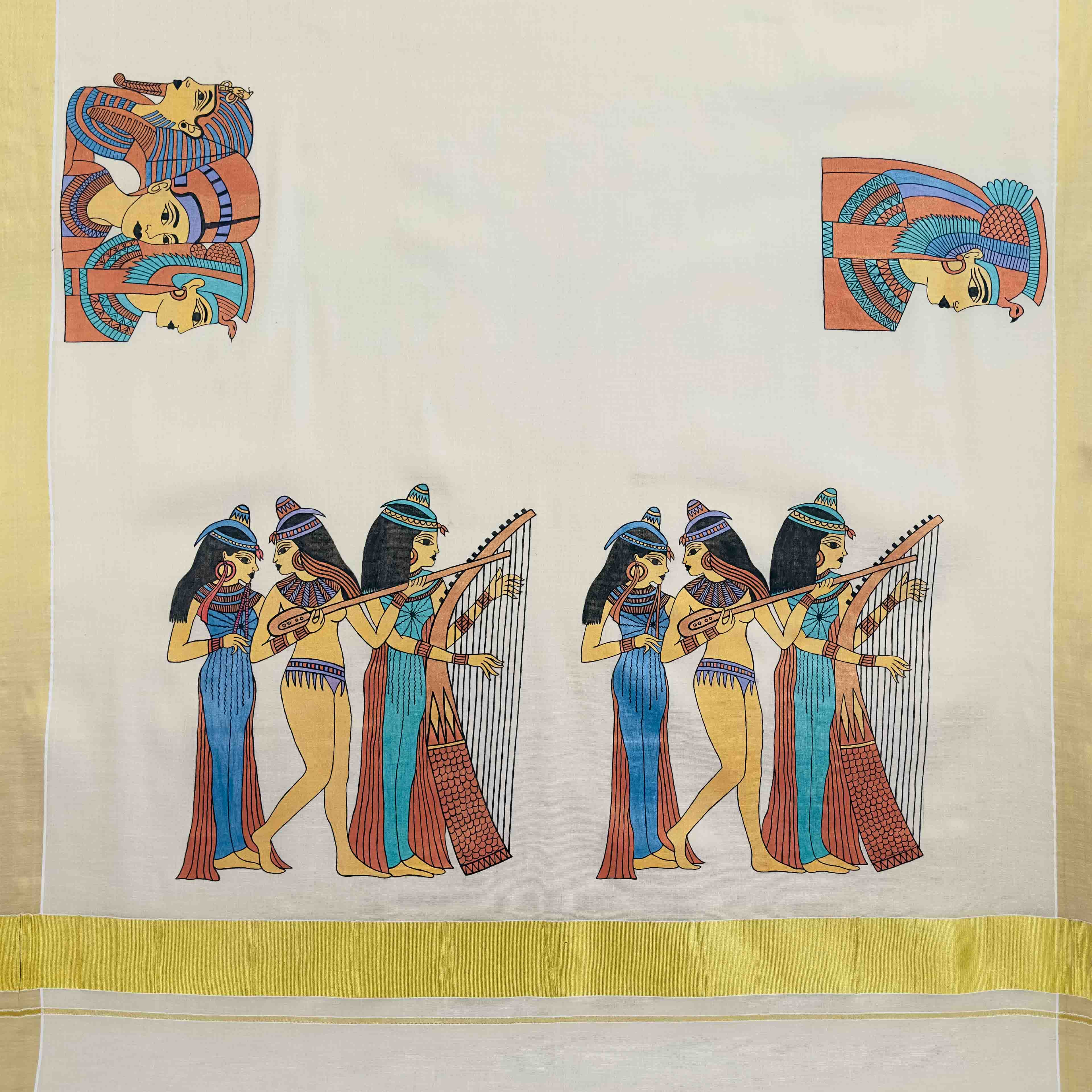 Kerala Kasavu Tissue Silk Saree